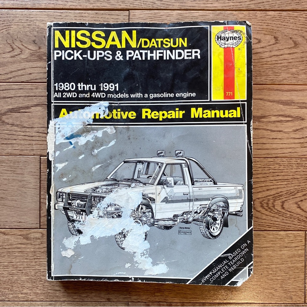 Haynes Nissan Datsun Pick-ups & Pathfinder 1980-1991 771